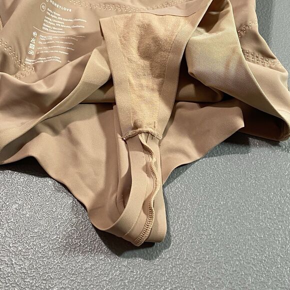 HONEYLOVE Seamless Compression Shapewear Under Bust Boned Thong Womens XS Beige - Picture 4 of 6